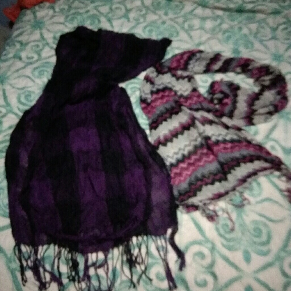 Two Light Weight Spring Scarves